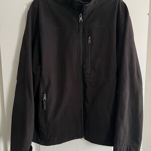 Weatherproof Black with Stand-Up Collar